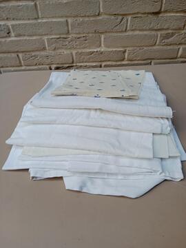 Grand bouts de draps pour chiffons, protection chantier