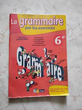 livre la grammaire par les exercices 6eme