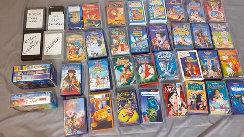 LOT DE CASSETTES VHS