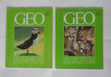 Magazines Geo 31, 32 et 38