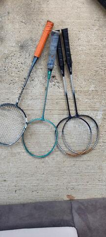 4 Raquettes badminton