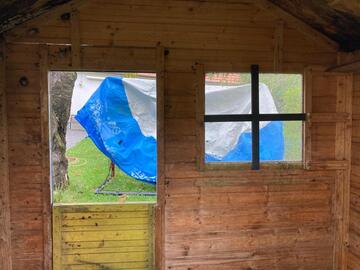 cabane en bois enfant