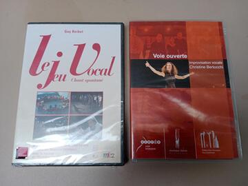 2 DVD pratique vocale impro et chant