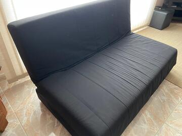 Futon IKEA noir très bon état