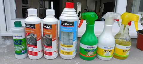 Produits StanHome et Texam x 7