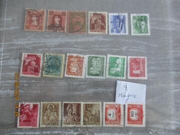 8 - 18 timbres de Hongrie