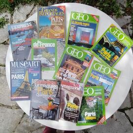 lot de magazines anciens sur Paris