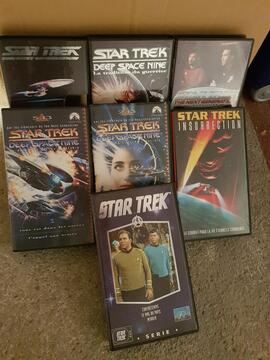 cassettes VHS Star Trek