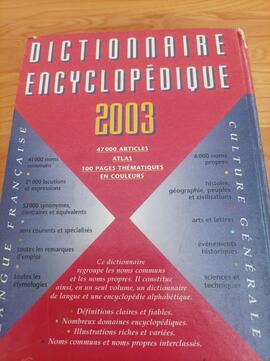 dictionnaire encyclopédique