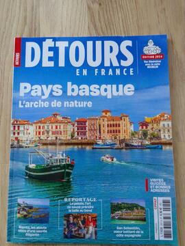 Magazine Détours avec carte Mihelin