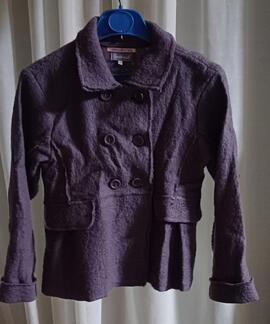 manteau lainage violet 8 ans marque coudémaille