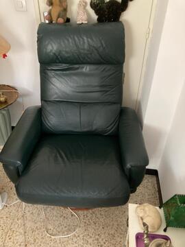 Fauteuil cuir