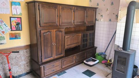 Armoire / vaisselier / buffet en chêne