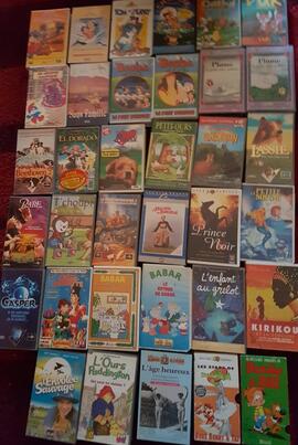 cassettes VHS enfants