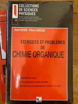 livre D’exercice de chimie, classe préparatoire