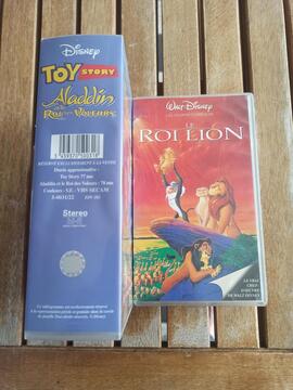 VHS Le roi lion, Aladdin et Toy Story