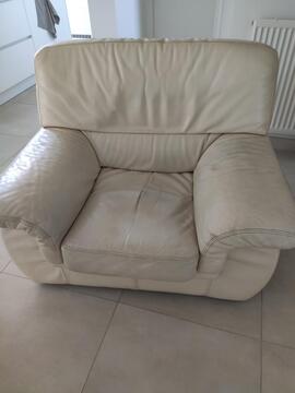 Fauteuil en cuir