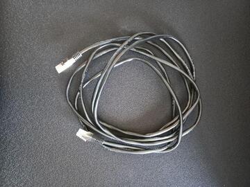 Câble Ethernet (RJ45) noir, catégorie 5e, longueur 3 mètres