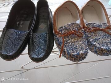 1PAIRE DE CHAUSSURE & 1 PAIRE DE CHAUSSONS FEMME TAILLE 41