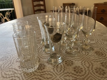 verres et flûtes