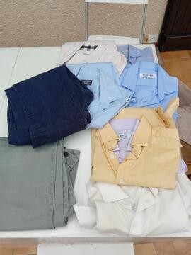 Donne lot chemise + pantalon pour homme