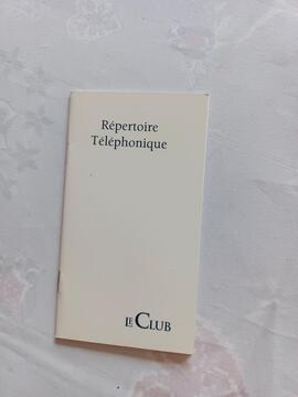 Répertoire téléphonique "basique" neuf