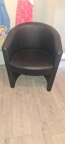 fauteuil noir