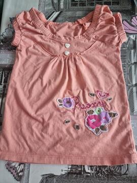 t shirt fille 3 / 4 ans