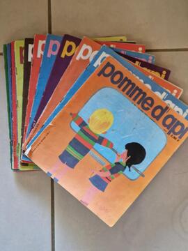 Lot de 19 magazines Pomme d'Api