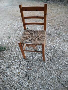 Chaise en bois