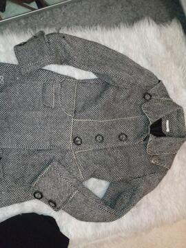 manteau gris