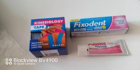 Fixodent bandes kiné