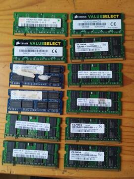 Mémoire DDR2 ou DDR1 + SODIMM pour portables