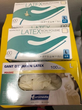 LOT GANTS LATEX