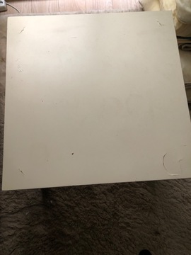 petite table ikea blanche démontable etat moyen