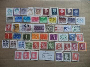 Timbres Pays-Bas-Danemark