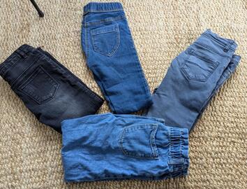 lot 4 jeans fillette 6 ans