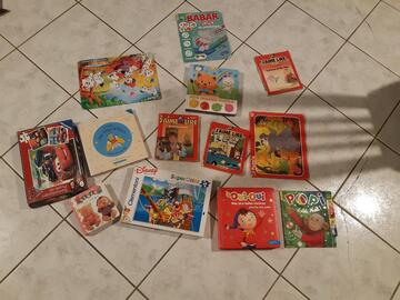 Livres et puzzle pour enfants