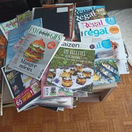 lot de magazines culinaires