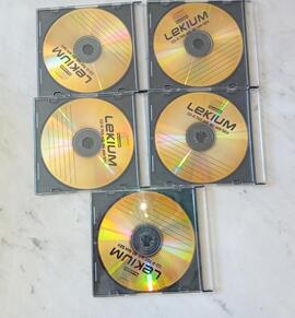 lot 5 cd rom vierges