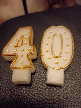 Bougies 40 ans