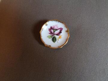 ASSIETTE MINIATURE PORCELAINE