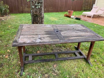 Table de jardin