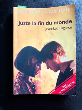 livre Juste la fin du monde