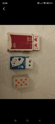 3 jeux de cartes