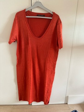 robe orange Monoprix