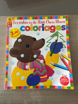 livre coloriage Petit Ours Brun