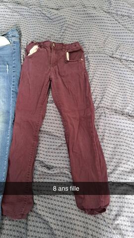 pantalon 8 ans fille