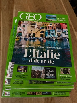 plusieurs magazines geo