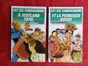 2 livres collection "les six compagnons"